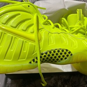 Nike Neon Yellow foam Sneakers